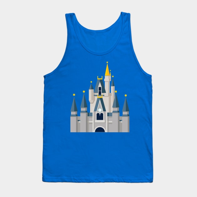 Cinderella Castle Tank Top by ryancano